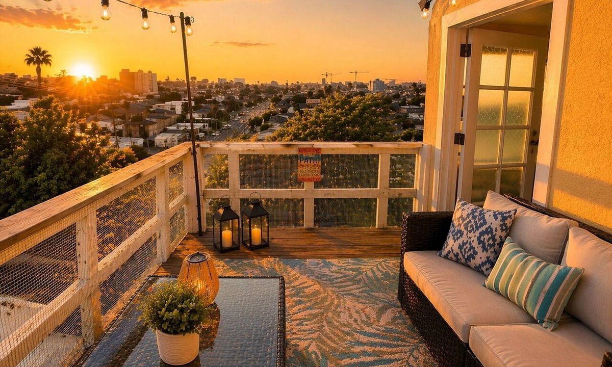 North Park Apartment | CasaViva Sky · Spacious 3BR w/City Views, Firepit & Backyard, walk everywhere