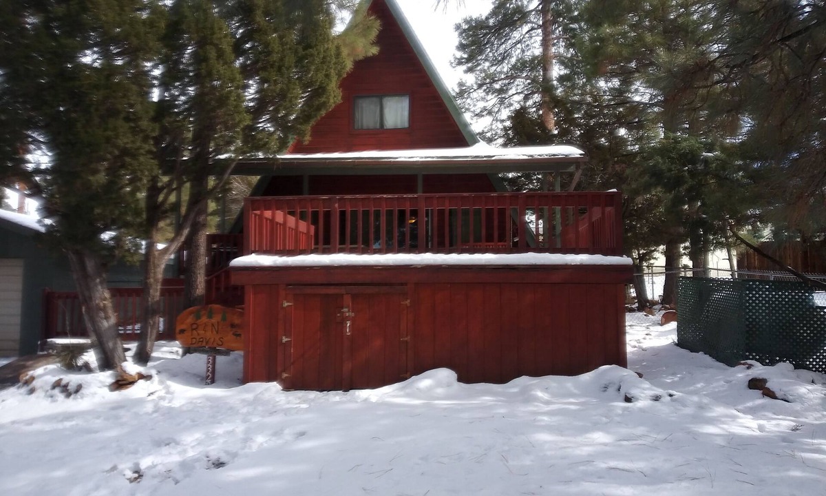 Overgaard Cabin | Cool 'A' frame cabin in the ponderosa pines.