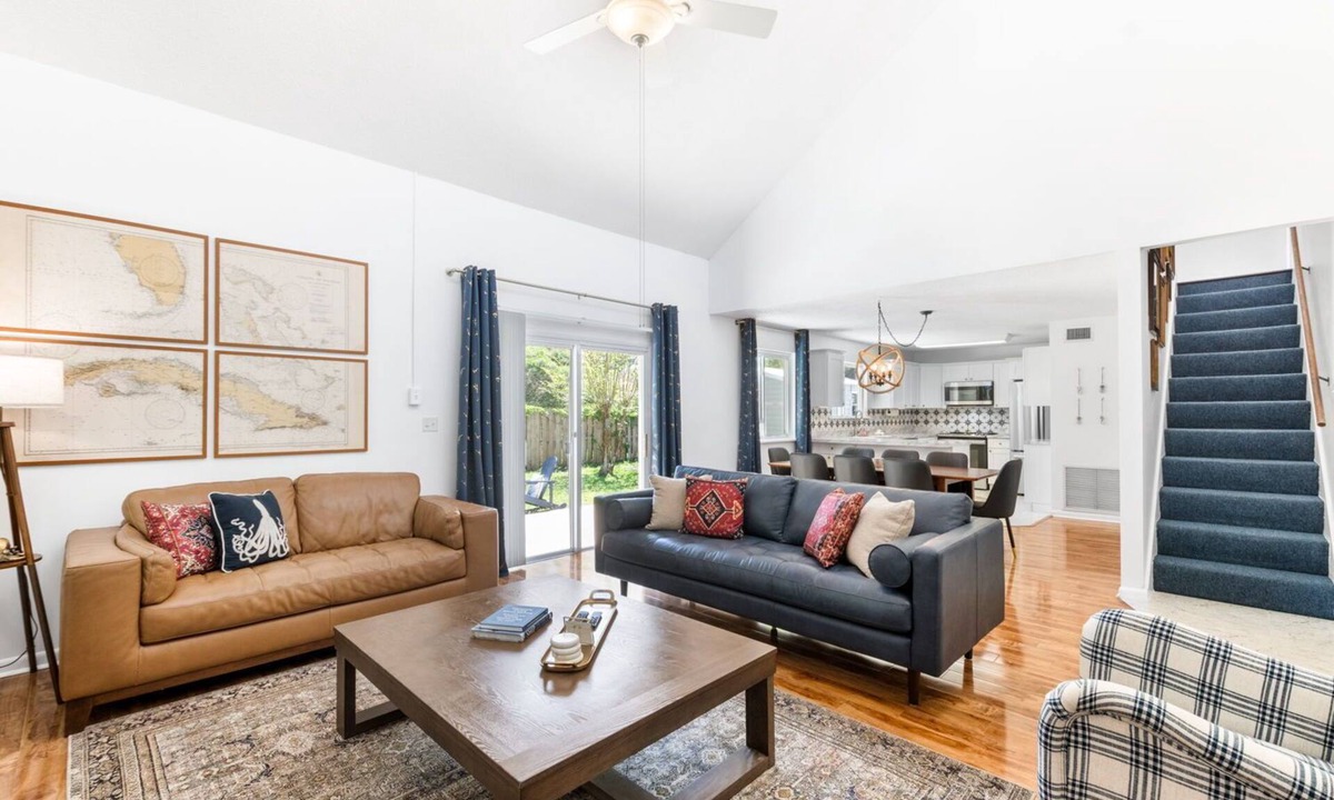 St. Augustine South House | Cozy Family Retreat Pet-Friendly