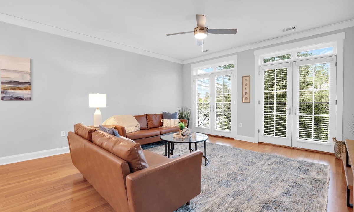 Old West Broad Neighborhood House | Historic District Charming 2BDR w/French Doors | The Juliette #202 by AvantStay