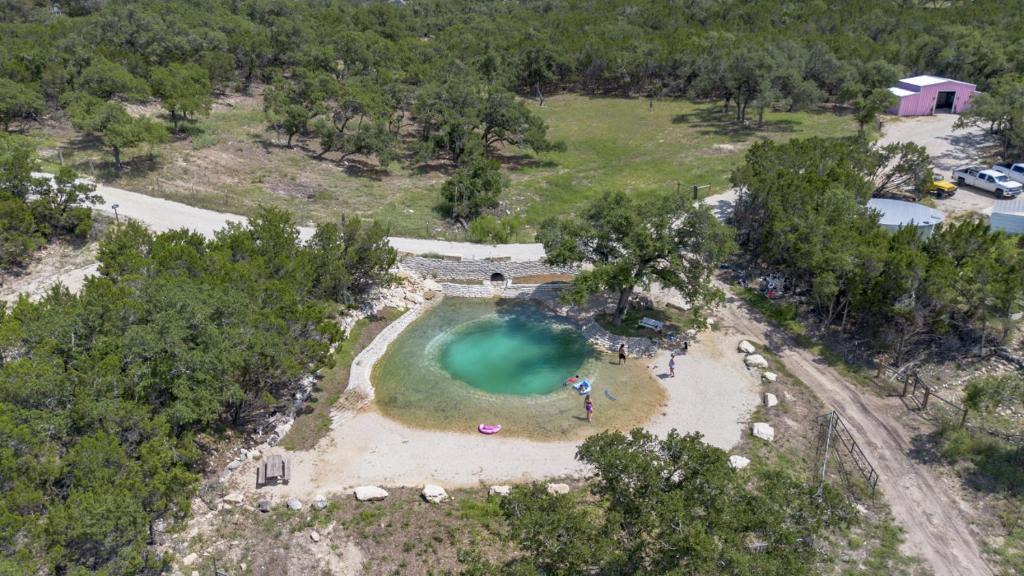 Spring Branch House | Hummingbird Haus - Hill country views on 20 acres with firepit
