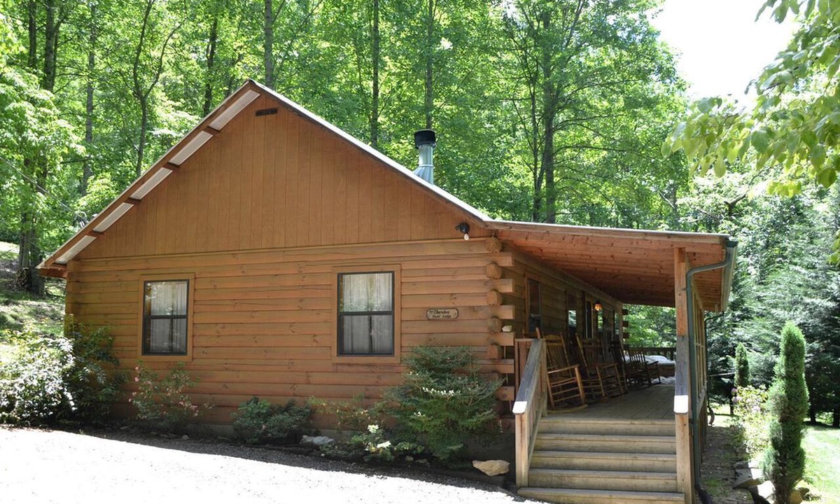 Cherokee Cabin | Lovely Rustic Cabin Secluded in the Woods near Maggie Valley, North Carolina