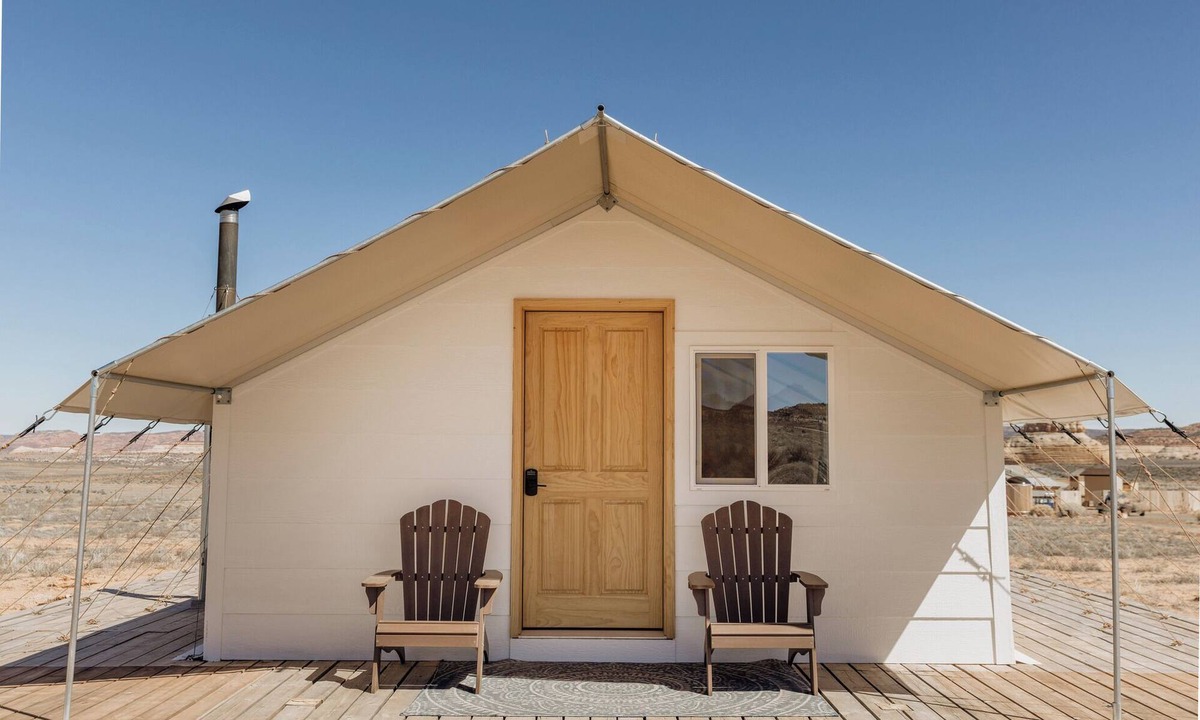 Monticello RV Rental | Safari Tent with 2 beds near Canyonlands National Park
