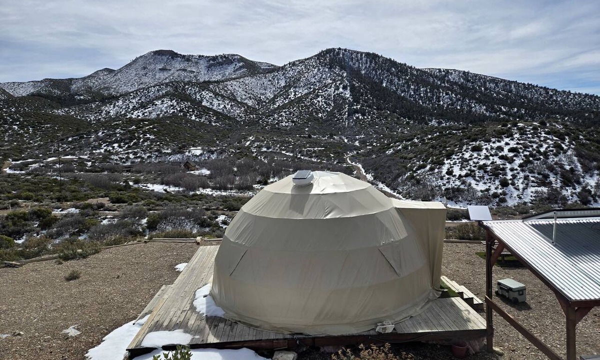 Mount Charleston Cabin | Tranquil Desert Retreat in a Geodesic Dome with Scenic Views in Las Vegas, Nevada
