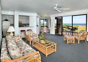 Kauai Beach Villas H-1: 2 BR / 2 BA condo in Lihue, Sleeps 6