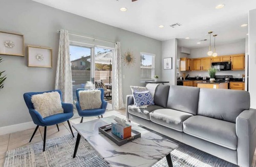 Rhodes Ranch House | 5BR Home w/Hot Tub & Pool Table | Modern Luxury