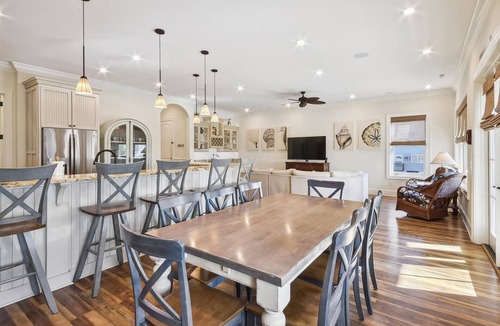 Cherry Grove Beach House | Amen Corner, 7 BR Luxurious Home across street from Beach - Private Pool, Game Room, Gourmet Kitchen, Putting Green