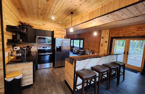 Pine River Cabin | Bear Paw Cabin on the lake, with private water access, quiet getaway sleeps 6