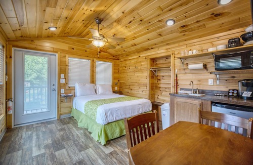 Dickerson Run Cabin | Cabin 11 - Beautiful cabin with a queen, full and twin bed. Great for days outdoors and nights in.
