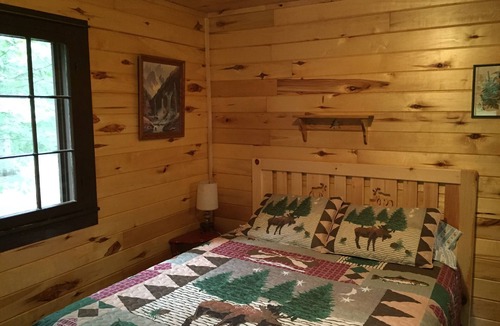 Deer River Cabin | CABIN #4 (Bear) Beautiful knotty pine cabin tucked back by the woods!