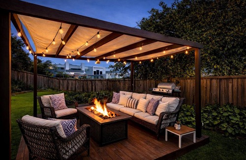 North Park Apartment | CasaViva Sky · Spacious 3BR w/City Views, Firepit & Backyard, walk everywhere