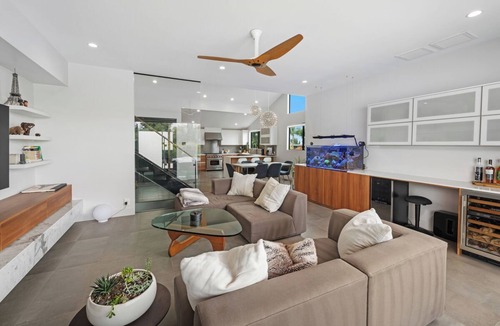 Del Mar Heights House | Del Mar Ocean-View Jewel: 3BR/4.5BA Luxury Home + Pool House & Designer Backyard