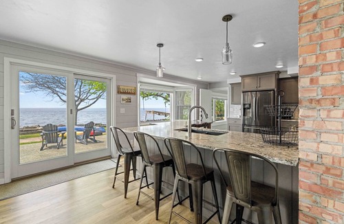 Egg Harbor House | Egg Harbor home with waterfront access-Sleeps 12!