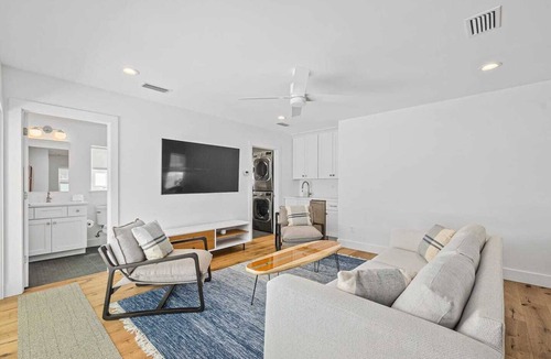 St. Augustine Beach Villa | Endless Summer Oasis heated pool and putting green