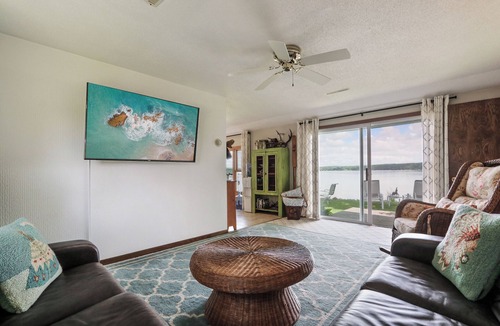 St Croix Falls House | Even Tide on Deer Lake Just steps Lake with kaykas & canoes & private dock