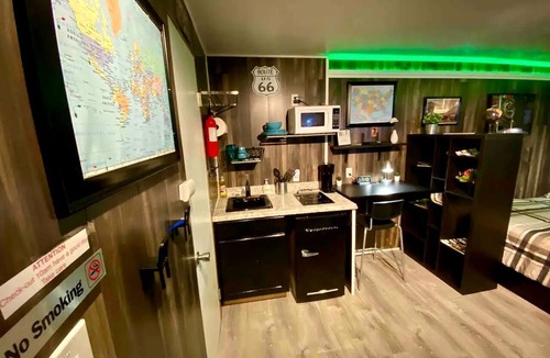 Arrowhead Farms Cabin | Fully Refurbished Container in Devore Heights, California, for Glamping Trips on Route 66