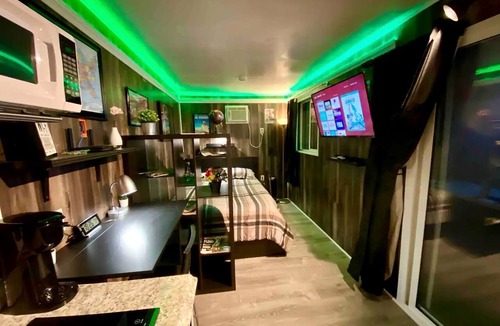 Arrowhead Farms Cabin | Fully Refurbished Container in Devore Heights, California, for Glamping Trips on Route 66