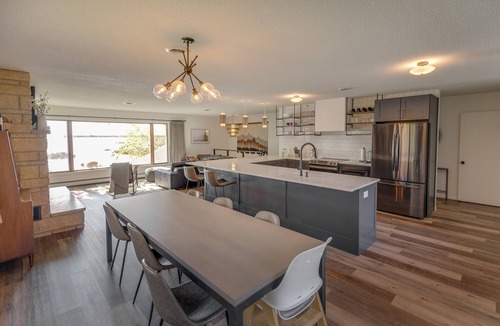 Lake Edward Township House | Fully Remodeled, Gull Lake Chain, Private Tennis Court & Beach