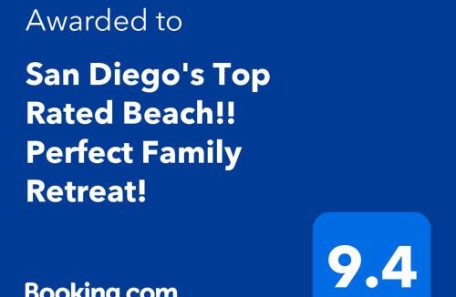 South Mission Beach House | Highly rated Best Beach! AC Luxury KING Beds!