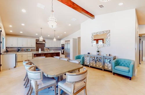 McQueeney House | Lakefront home with hot tub, dock, kayaks, central AC, & great lake views