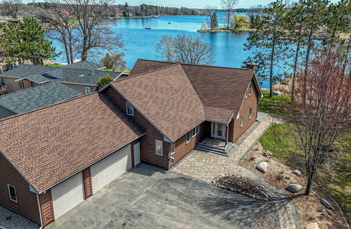 Crosby Cabin | Lazy Loon Oasis - Spacious Luxury 5-bedroom cabin walkable to Crosby with AC