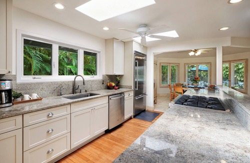 Bayview House | Loke Lani | Luxury Poipu Retreat w/Private Lagoon-Style Pool + AC