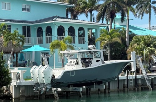 Marathon House | Luxury Duck Key Waterfront Estate-Heated-Chilled-Pool-Spa Boat Lifts Golf Cart