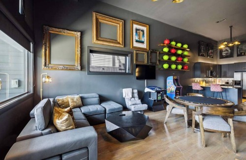 Katie Hill Neighborhood House | Luxury Skyline Mansion with Game Room