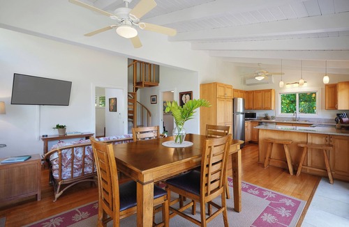 Kilauea House | Moloaa Bay Cottage, A/C, 1 BD/1 BA with Den & loft