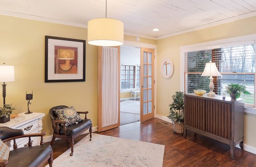 Lookout Mountain House | Mountain view home with a hot tub, washer/dryer, central AC, deck