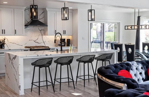 North Huntingdon House | NEW | 6BR Luxury Brick Estate | Chef Kitchen + Open-Concept Design | Near Pittsburgh