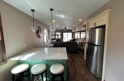 Isle House | New! Bear Necessities 2-Bedroom Home with Water Views Steps from the Lake!