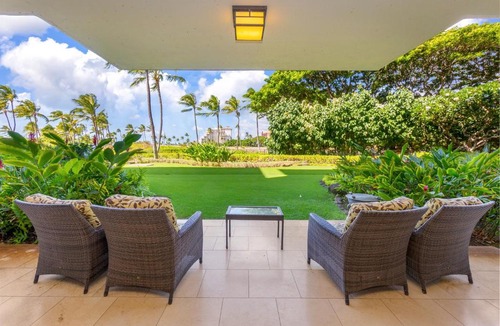 Ko Olina Villa | Popular Ground Floor with Extra Grassy Area - Beach Tower at Ko Olina Beach Villas Resort