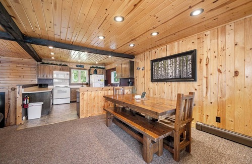 Bigfork Cabin | Private Lake/Sleeps 13/Dogs Welcome/FREE Nearby Resort Amenities Included