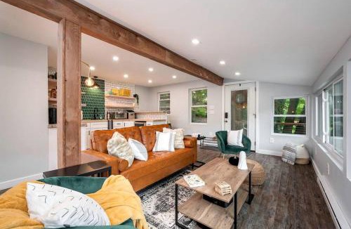 Turkey City House | Scenic Retreat: Riverfront Cabin with Large Deck and Fire Pit in Emlenton, Pennsylvania