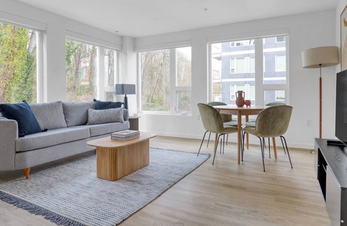 North Beacon Hill Apartment | Serene Mt Baker 2BR w/ Gym, Rooftop & W/D, near light rail, by Blueground