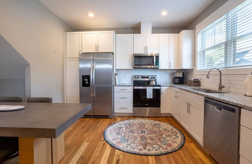 Woodfin Villa | Shady Grove | Pet Friendly Asheville Villa with Hot Tub & EV Charger