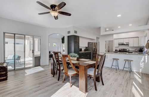 Desert Shores House | Shining home away from home! 3-bedroom house in fabulous Las Vegas with AC, WiFi