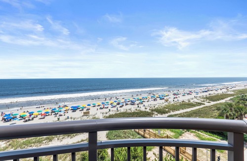 Myrtle Beach Condo | Spectacular VIP Corner Oceanfront @ Anderson Ocean, Wrap-Around Balcony 2B/2Ba