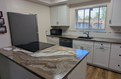 Grantville Condo | Super Fun! 2 Bed 2 Ba +Mission Bells, Pools & Pickleball oh yeah! Wow kitchen!