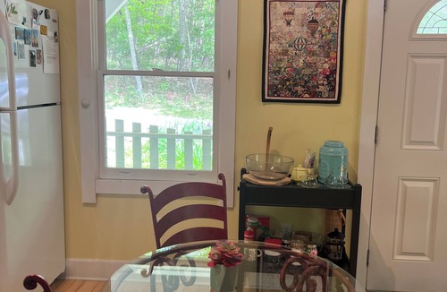 Trenton Cottage | The Blue Cottage located in the woods on Lookout Mountain in Rising Fawn GA