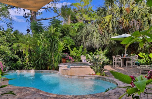 St. Augustine Apartment | Tranquil Guest Suite in Paradise with Private Pool Walking Distance to Town