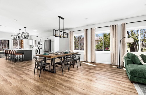 Duluth House | Walking distance to Pike Lake beach, hot tub & game room, pet friendly