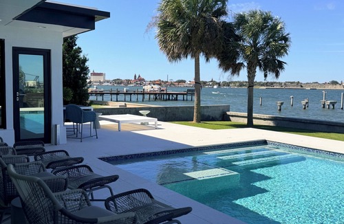 St. Augustine House | Waterfront Luxury Pool Home-Near Downtown with Panoramic Views & 3 King Beds