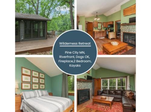 2 bedroom-Riverfront-Fireplace - Pet ok