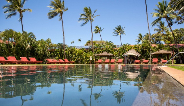 Aina Nalu saltwater pool, downstairs in heart of Old Lahania West Maui