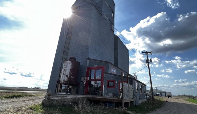 Amazing repurposed grain elevator!