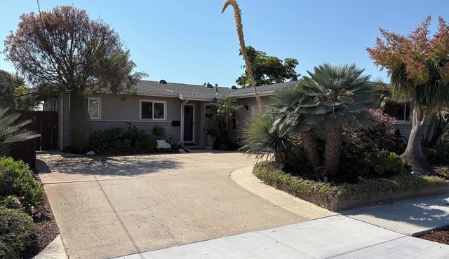 Beautifully landscaped 3-BR/2BA house. centrally located/beaches,downtown+more