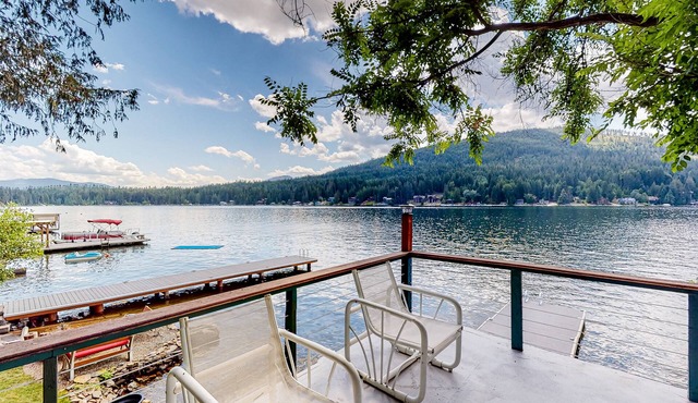 Bottle Bay Bungalow | Lakefront cabin in Sagle with dock and wood stove