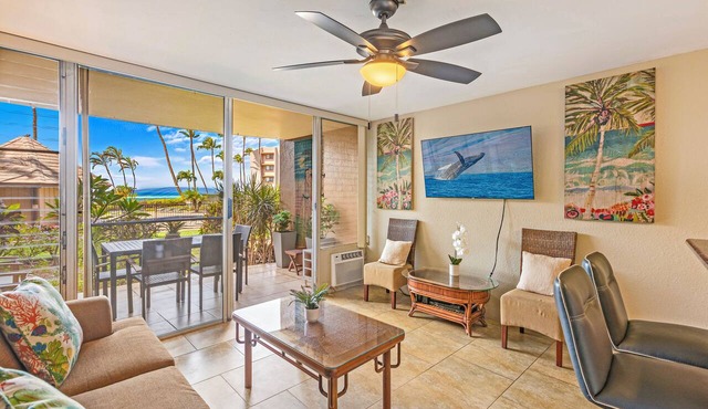 Breezy Maalaea Oceanfront Condo Newly Renovated Pool BBQ Near the Harbor